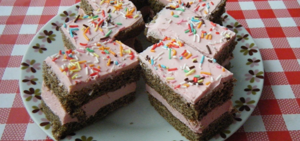 Ciasto kawowe z różową masą (autor: ikrakowianka ...