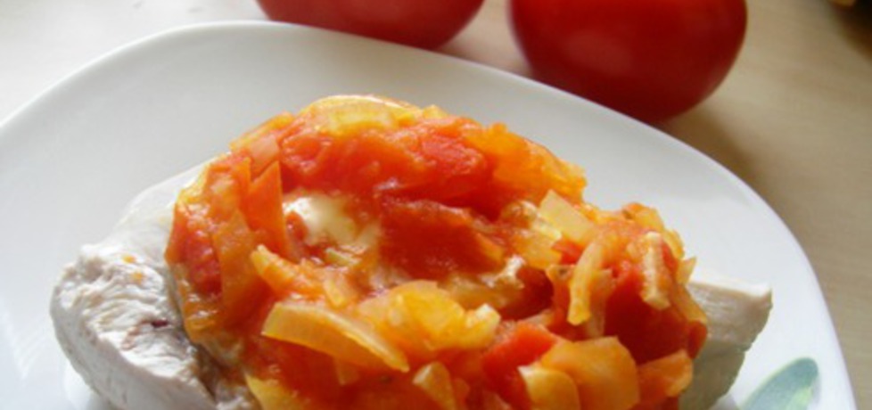 Pierś kurczaka faszerowana pomidorami i serem (autor: dorota61 ...