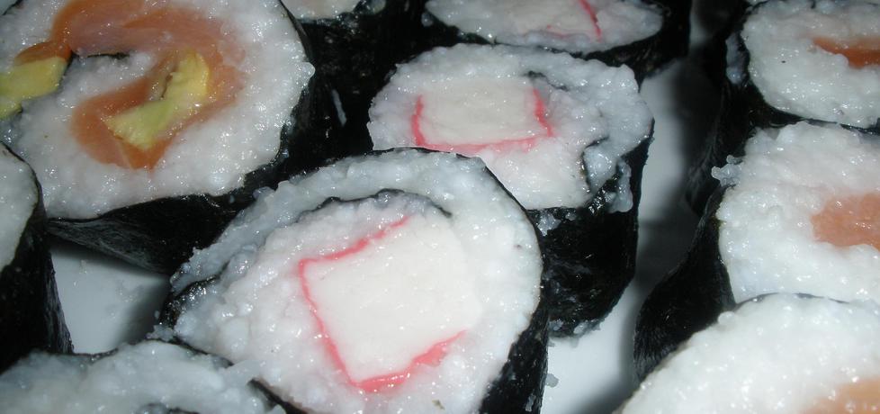 Sushi z paluszkami surimi (autor: cukiereczek13)