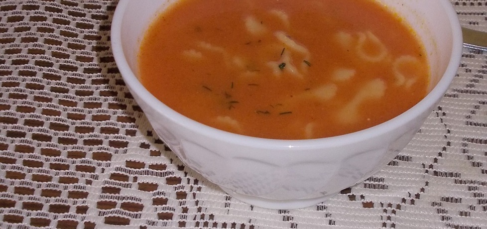 Kremowa zupa pomidorowa z makaronem (autor: ewelinapac ...