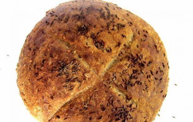 Przepis  chleb razowy pszenno-żytni z kminem przepis