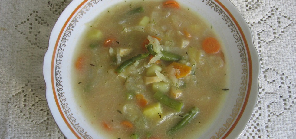Zupa z kapusty pekińskiej i fasolki szparagowej (autor: ania321 ...