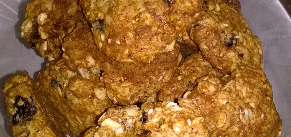 Zdrowe ciasteczka owsiane z bakaliami (autor: lis)
