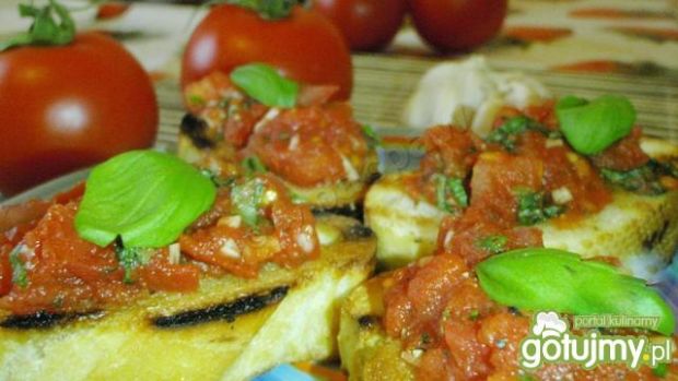 Przepis  bruschetta extra pomidorowa przepis