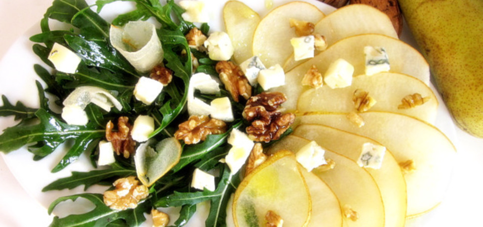 Sałatka z gruszek,rukoli i gorgonzoli (autor: cris04)