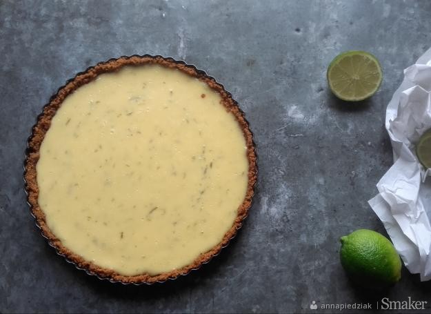 Key lime pie, czyli limonkowa tarta na imbirowym spodzie