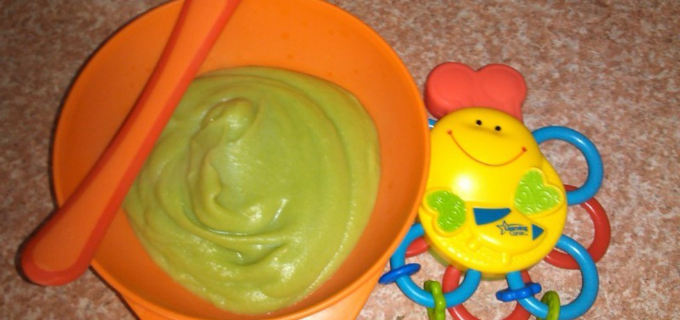 Puree z brokuła i ziemniaka dla niemowlaka. (autor: konczi ...