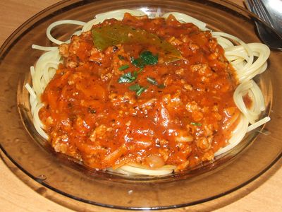 Spaghetti bolońskie