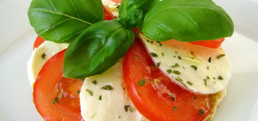 Mini sałatki caprese na waflach (autor: panimisiowa ...