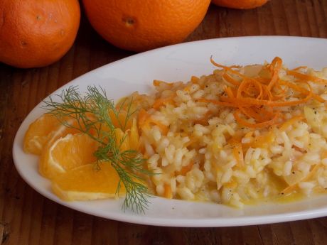 Przepis  risotto marchewkowe z pomarańczą przepis