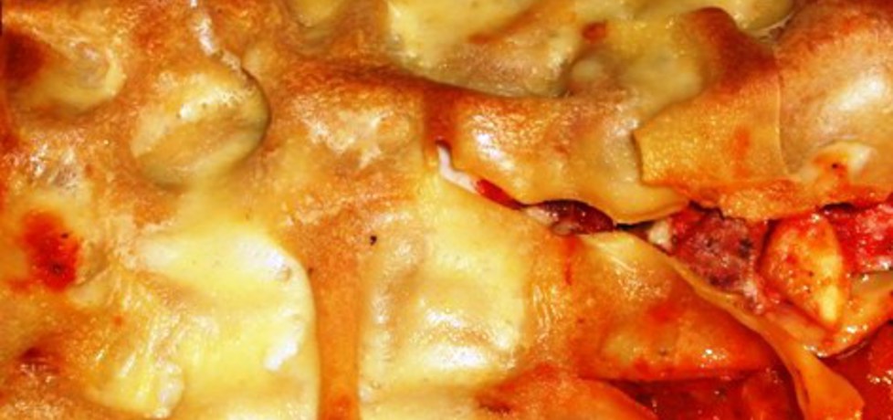 Lasagne z cukinią i białą kiełbasą (autor: sarenka)
