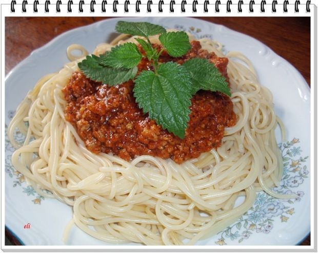Przepis  spagetti boloneze eli przepis