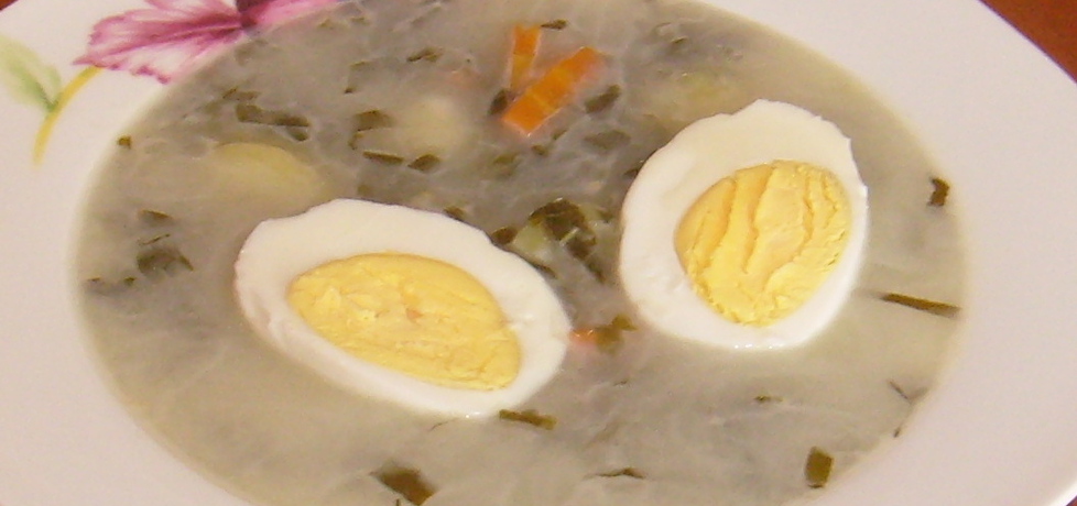 Zupa szczawiowa zabielana z jajkiem (autor: grazyna0211 ...