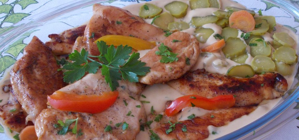 Filet z kurczaka w sosie ogórkowym. (autor: bernadeta1 ...