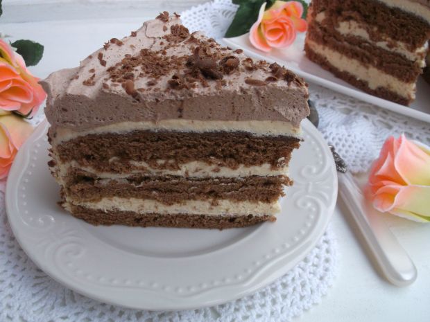 Przepis  tort czekoladowo  chałwowy przepis