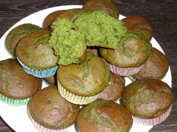 Przepis  zielone muffiny przepis
