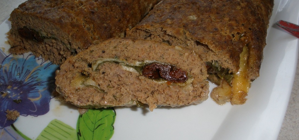 Rolada z mięsa mielonego z serem i szpinakiem (autor: monika141 ...