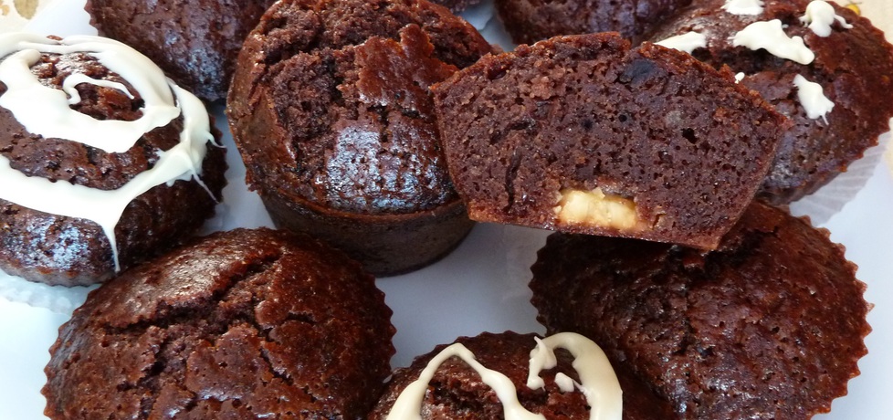 Kakaowe muffinki z niespodzianką (autor: malami89 ...