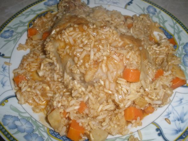 Przepisy: duszony kurczak z ryżem