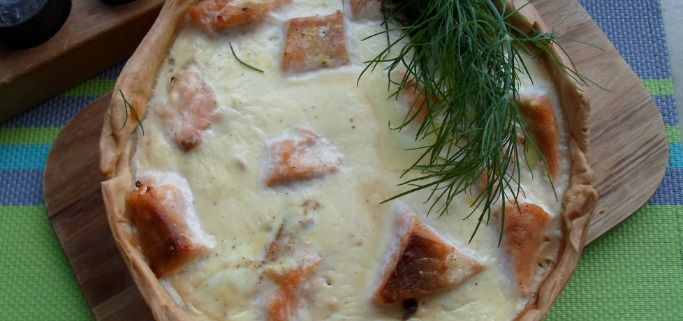 Tarta łososiowa z koprem włoskim (autor: dwa-pokoje-z