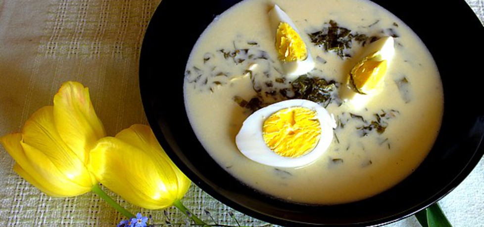 Zupa szczawiowa z jajkiem (autor: mysiunia)