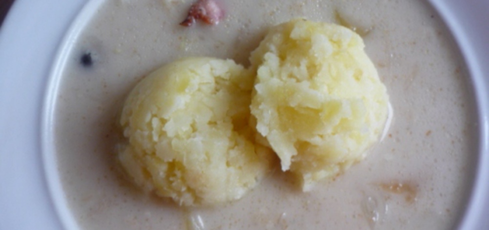 Barszczyk biały z cebulką i ziemniakami (autor: monika58 ...