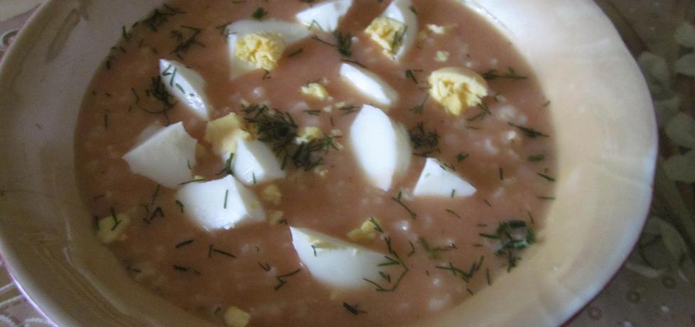 Zupa pomidorowa z jajkiem (autor: halina17)