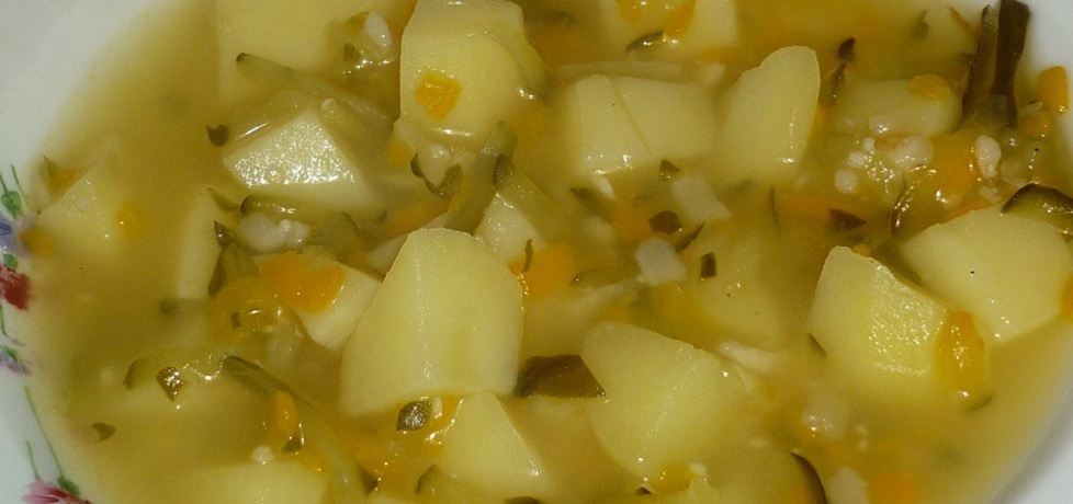Zupa ogórkowa z warzywami (autor: lukasz15)