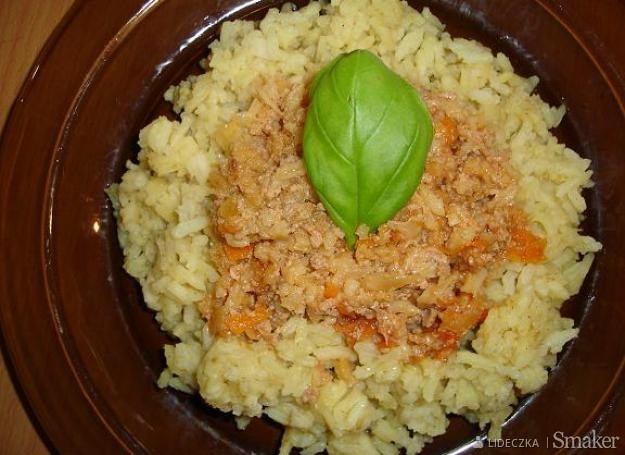 Potrawa z ryżem curry