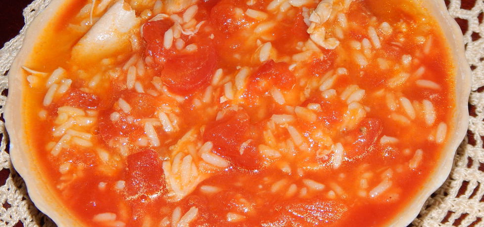 Zupa ze świeżych pomidorów z serkiem topionym (autor: habibi ...