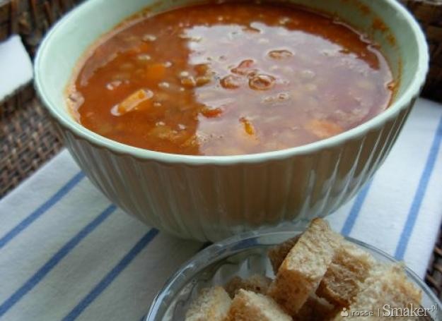 Grecka fakes  zupa z soczewicy