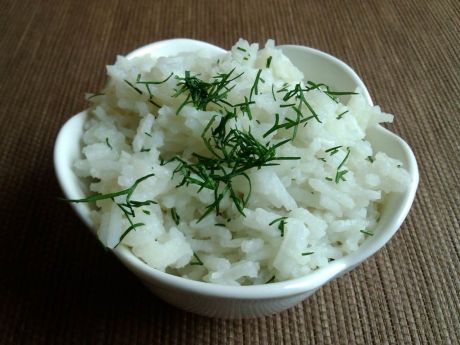 Przepis  ryż z koperkiem do obiadu przepis