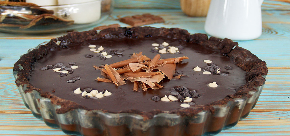 Tarta czekoladowa z dżemem z czarnej porzeczki (autor: ali ...