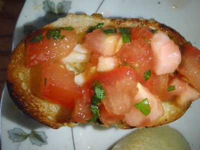 Bruschetta z gorgonzolą