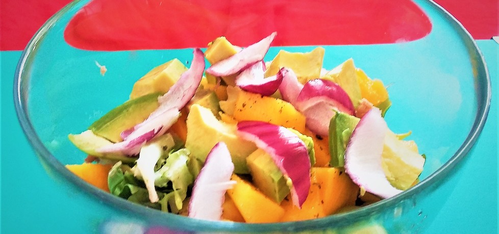 Sałatka z mango i tuńczykiem (autor: ilka01)