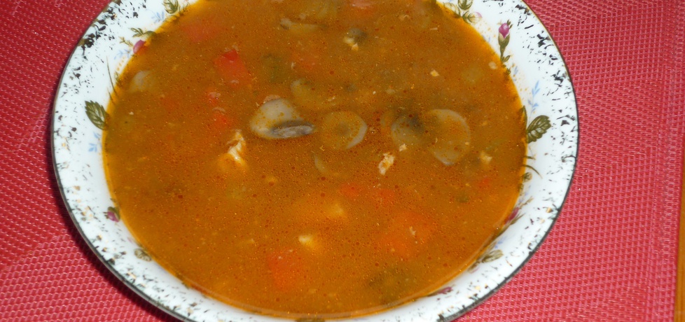 Pożywna zupa z czosnkiem (autor: wafelek2601)