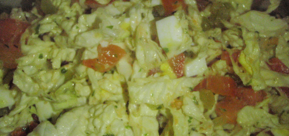 Sałatka jajeczna z pekińską i pomidorem (autor: emiliozo ...