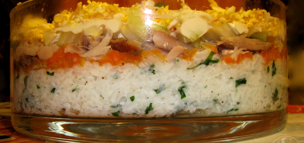 Sałatka z ryżem i rybą wędzoną (autor: luna19)
