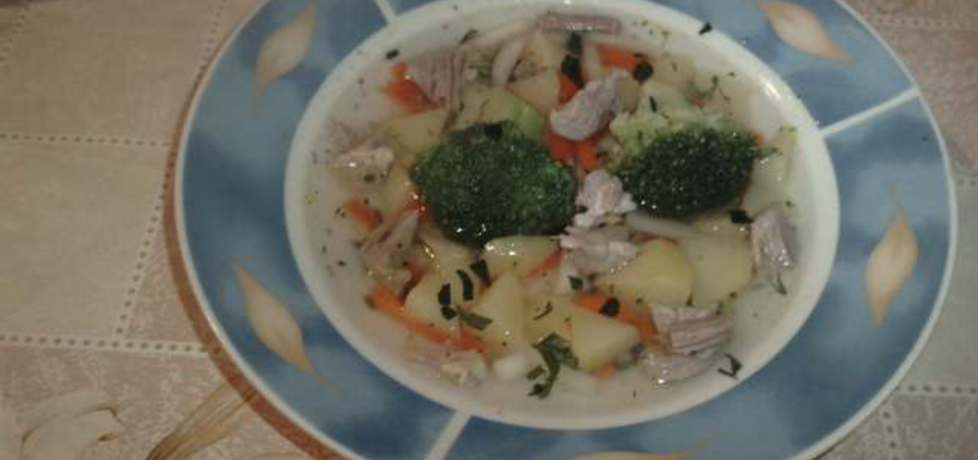 Zupa brokułowa z mięsem (autor: halina17)
