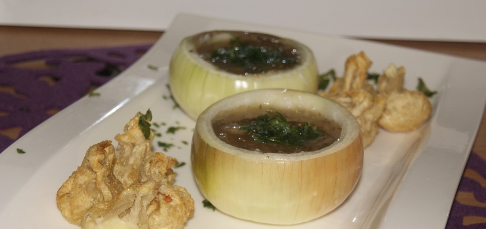 Zupa cebulowa z serowymi won tonami (autor: paulisiaelk ...