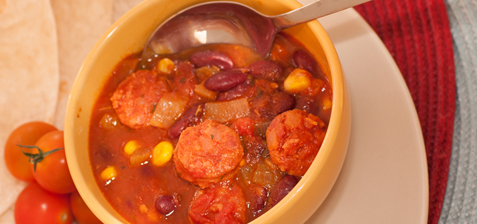 Chorizo z fasolą i pomidorami (autor: ula)