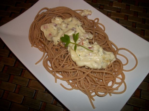 Przepis  spaghetti al'a carbonara wg zub3ra przepis