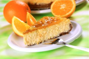 Sernik pomarańczowy  prosty przepis i składniki