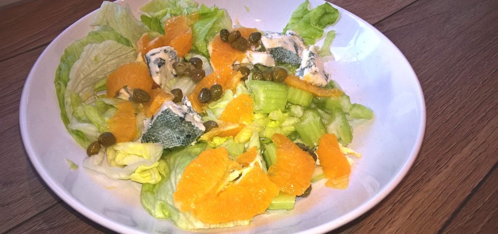 Sałatka z selerem, serem, pomarańczą... (autor: anna169hosz ...
