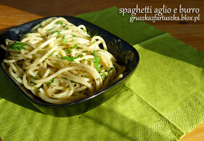 Spaghetti aglio e burro