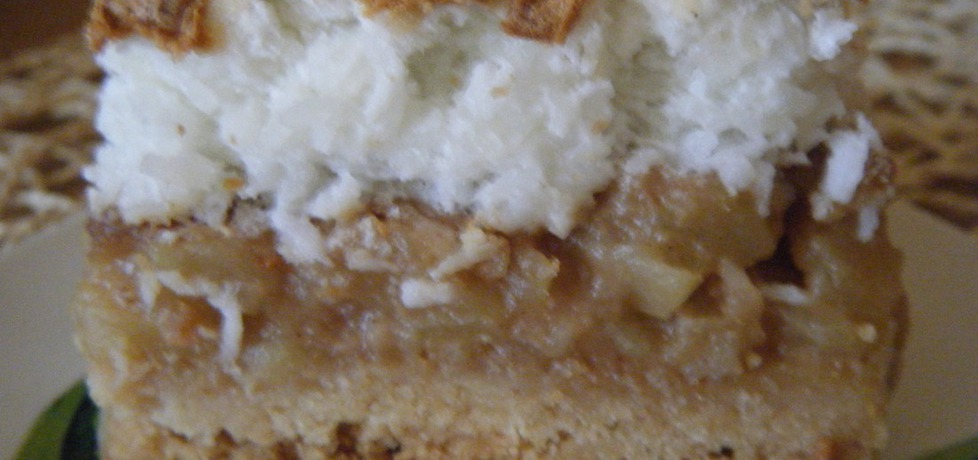 Ciasto z jabłkami i kokosem (autor: renatazet)
