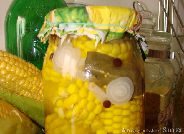 Kukurydza w zalewie słodko-kwaśnej na zimę