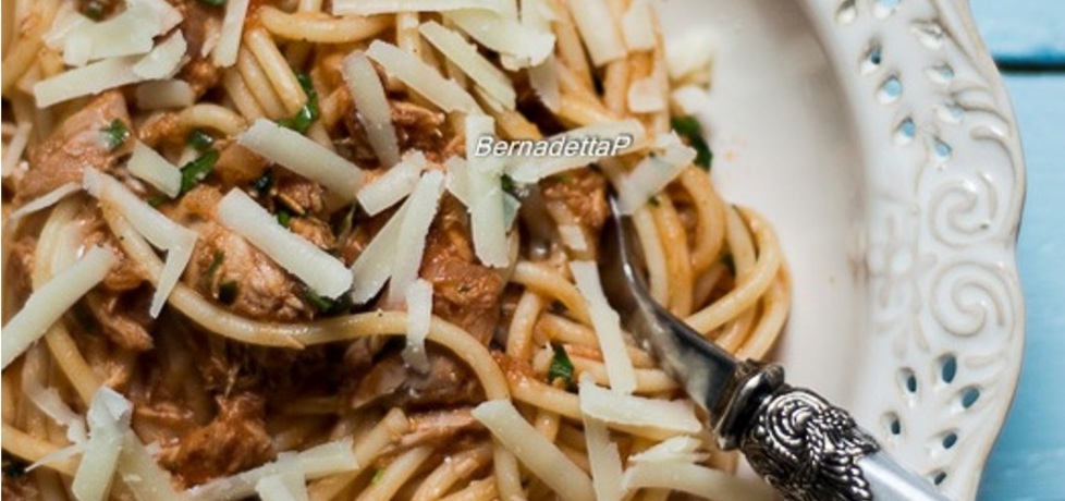 Spaghetti z sosem z tuńczykiem (autor: bernadettap ...