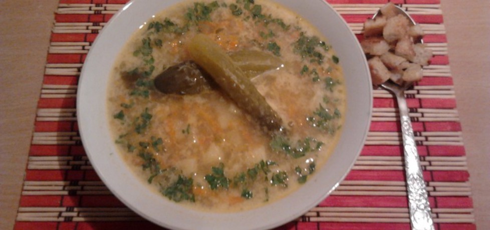 Wegetariańska zupa ogórkowa (autor: natka)