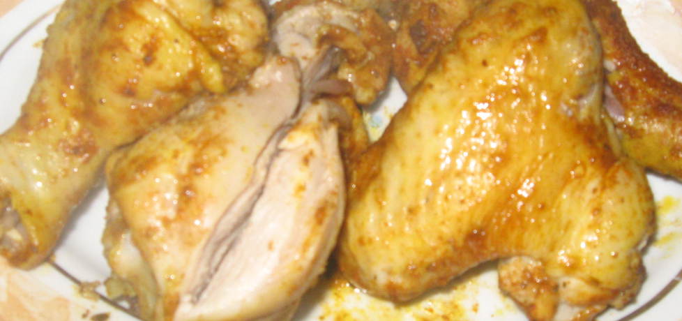 Kurczak w curry i przyprawie